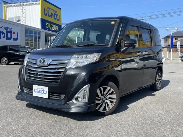 トヨタ ルーミー カスタムG S 佐賀県 2018(平30)年 9.3万km ブラックマイカメタリック (株)IDOMが運営する【じしゃロン佐賀店】の自社ローン専用車両になります。こちらは現金またはオートローンご利用時の価格です。自社ローンご希望の方は別途その旨お申付け下さい/純正SDナビ/フルセグテレビ/Bluetooth/バックカメラ/純正ドライブレコーダー/クルーズコントロール/ETC/衝突軽減ブレーキ/レーンキープアラート/アイドリングストップ/両側パワースライドドア/横滑り防止/オートライト/LEDヘッドライト/フォグライト/純正アルミホイール/純正フロアマット/スマートキー/プッシュスタート