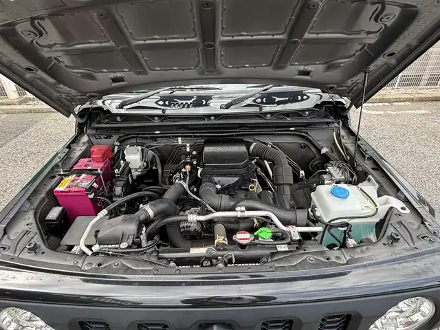 スズキ ジムニー XC 千葉県 2018(平30)年 3.5万km ブルーイッシュブラックパール3 純正メモリナビ（AVIC-RLS901）/　（BT/DVD/CD/AM/FM)/フルセグ/スズキセーフティサポート/ETC/バックカメラ/背面タイヤ/前席シートヒーター/スタッドレスタイヤ積込/LEDライト/スペアキー/取説/保証書