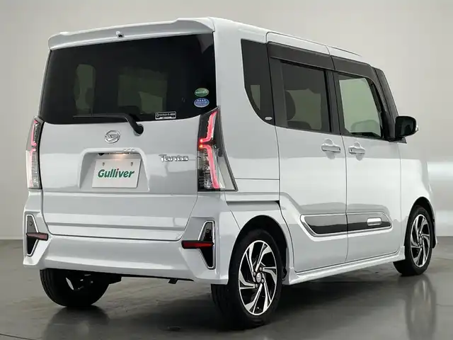 ダイハツ タント カスタム RS スタイルセレクション 愛知県 2021(令3)年 4.2万km シャイニングホワイトパール 純正８型ナビ　スマートアシストIII　禁煙　黒ハーフレザー　バックカメラ　ＥＴＣ　ドラレコ　シートヒーター　両側パワスラ　衝突軽減　追従クルコン　オートハイビーム　ＬＥＤライト　フルセグ　ＤＶＤ　ターボ車