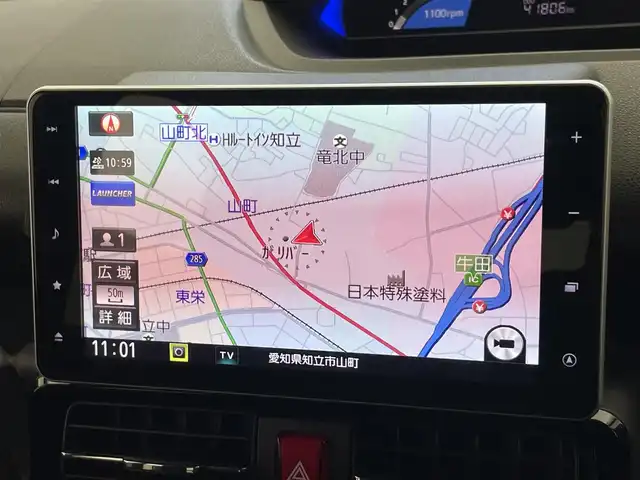 ダイハツ タント カスタム RS スタイルセレクション 愛知県 2021(令3)年 4.2万km シャイニングホワイトパール 純正８型ナビ　スマートアシストIII　禁煙　黒ハーフレザー　バックカメラ　ＥＴＣ　ドラレコ　シートヒーター　両側パワスラ　衝突軽減　追従クルコン　オートハイビーム　ＬＥＤライト　フルセグ　ＤＶＤ　ターボ車