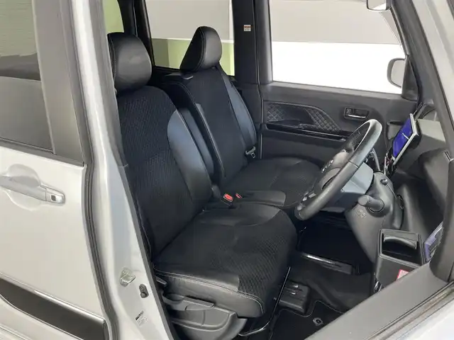 ダイハツ タント カスタム RS スタイルセレクション 愛知県 2021(令3)年 4.2万km シャイニングホワイトパール 純正８型ナビ　スマートアシストIII　禁煙　黒ハーフレザー　バックカメラ　ＥＴＣ　ドラレコ　シートヒーター　両側パワスラ　衝突軽減　追従クルコン　オートハイビーム　ＬＥＤライト　フルセグ　ＤＶＤ　ターボ車