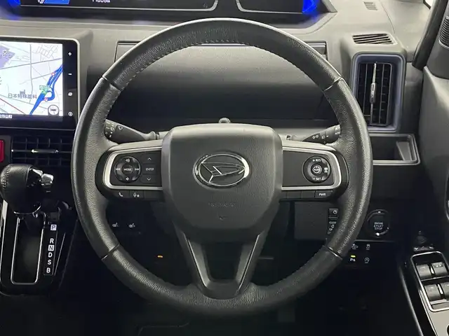 ダイハツ タント カスタム RS スタイルセレクション 愛知県 2021(令3)年 4.2万km シャイニングホワイトパール 純正８型ナビ　スマートアシストIII　禁煙　黒ハーフレザー　バックカメラ　ＥＴＣ　ドラレコ　シートヒーター　両側パワスラ　衝突軽減　追従クルコン　オートハイビーム　ＬＥＤライト　フルセグ　ＤＶＤ　ターボ車