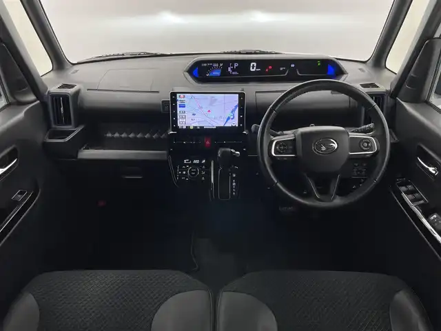 ダイハツ タント カスタム RS スタイルセレクション 愛知県 2021(令3)年 4.2万km シャイニングホワイトパール 純正８型ナビ　スマートアシストIII　禁煙　黒ハーフレザー　バックカメラ　ＥＴＣ　ドラレコ　シートヒーター　両側パワスラ　衝突軽減　追従クルコン　オートハイビーム　ＬＥＤライト　フルセグ　ＤＶＤ　ターボ車