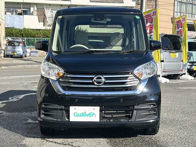 日産 デイズ ルークス S 神奈川県 2018(平30)年 2.7万km ブラック AM/FM/CD/AUX/前方ドライブレコーダー/前後コーナーセンサー/横滑り防止装置/プリクラッシュ/アイドリングストップ/ABS/純正フロアマット/ドアバイザー/スペアキー×１/保証書/取扱説明書