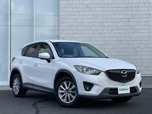 マツダ ＣＸ－５ XD 岩手県 2014(平26)年 8.6万km クリスタルホワイトパールマイカ 純正SDナビ/AM/FM/CD/DVD/Bluetooth/バック/サイドカメラ/純正ETC/クルーズコントロール/横滑り防止装置/アイドリングストップ/オートライト/HIDヘッドライト/フォグランプ/スマートキー/プッシュスタート/電動格納ミラー/純正17インチAW/純正フロアマット/純正ドアバイザー