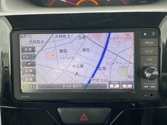 ダイハツ タント X SAⅡ 新潟県 2016(平28)年 5.7万km ブラックマイカメタリック 純正メモリナビ/フルセグテレビ/バックカメラ/アイドリングストップ/片側パワースライドドア