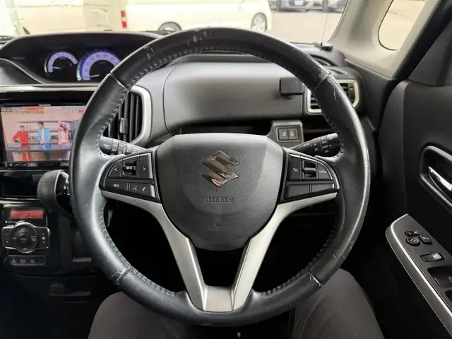 スズキ ソリオ バンディット HV MV 京都府 2016(平28)年 11.2万km スーパーブラックパール 4WD/ワンオーナー/記録簿R1、R3、R5/デュアルカメラブレーキサポート/誤発進抑制機能/車線逸脱警報機能/ふらつき警報機能/クルーズコントロール/カロッツェリア8インチメモリーナビ、地デジ/  Bluetooth/CD/DVD/バックカメラ/ユピテル前後ドライブレコーダー/ステアリングスイッチ/ビルトインETC/LEDヘッドランプ/両側パワースライドドア /社外本革調シートカバー/保証書/取扱説明書/スペアキー