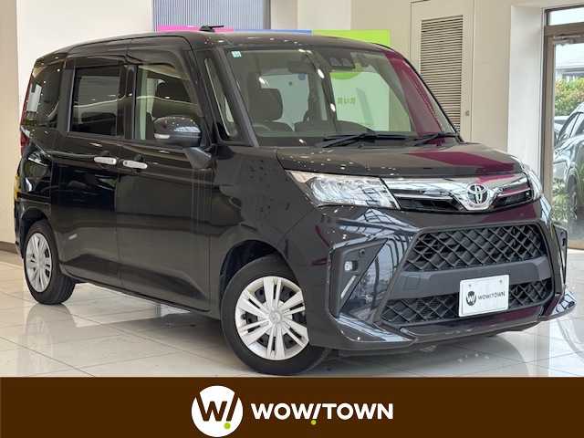 トヨタ ルーミー G 埼玉県 2020(令2)年 1.4万km ブラックマイカメタリック スマートアシスト/純正SDナビ/　　CD/ワンセグ/BT/バックカメラ/両側パワースライドドア/LEDオートライト/コーナーセンサー/ステアリングスイッチ/ビルトインETC/スマートキー/禁煙車