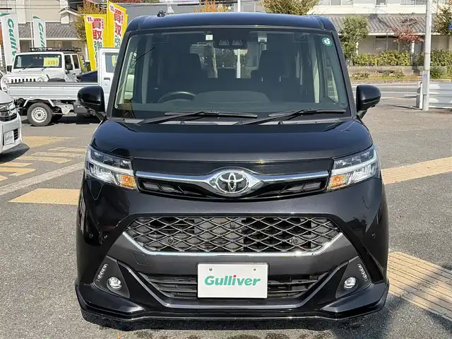 トヨタ タンク カスタムG－T 京都府 2019(平31)年 7.7万km ブラックマイカメタリック ・SDナビ(NSZT-Y68T)/　バックカメラ/　サイドカメラ/　マルチアラウンドビューモニター/　CD/DVD再生/　SD再録/　Bluetooth/・シートヒーター(D/N席)/・パーキングセンサー/・衝突軽減システム/・横滑り防止/・クルーズコントロール/・ステアリングリモコン/・ETC/・純正マット/・純正バイザー/・取説