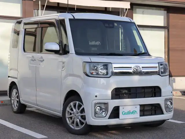 トヨタ ピクシスメガ Gターボ SAⅢ 福島県 2020(令2)年 5.3万km パールホワイトⅢ  ワンオーナー/ 4WD/ 純正ナビ・フルセグTV/ 純正バックカメラ/ 両側パワースライドドア/ スマートキー/ スマートアシスト/ アイドリングストップ/ 純正LEDヘッドライト/ 純正フォグランプ/ 社外１４インチアルミホイル/ 新車保証書/ 取扱説明書