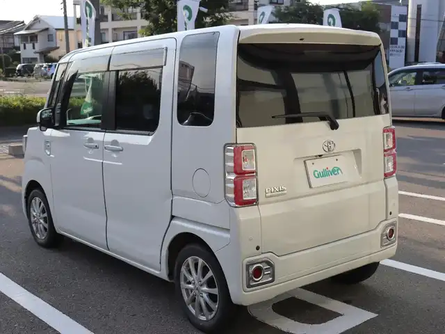 トヨタ ピクシスメガ Gターボ SAⅢ 福島県 2020(令2)年 5.3万km パールホワイトⅢ  ワンオーナー/ 4WD/ 純正ナビ・フルセグTV/ 純正バックカメラ/ 両側パワースライドドア/ スマートキー/ スマートアシスト/ アイドリングストップ/ 純正LEDヘッドライト/ 純正フォグランプ/ 社外１４インチアルミホイル/ 新車保証書/ 取扱説明書