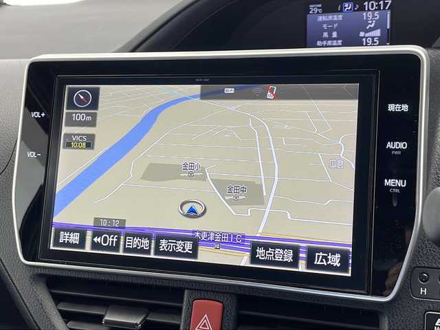 トヨタ ノア ハイブリッド Si ダブルバイビー 千葉県 2017(平29)年 4.1万km ブラック ワンオーナー/トヨタセーフティーセンス/プリクラッシュブレーキ/レーンアシスト/オートハイビーム/クルーズコントロール/純正メモリーナビ＆ワンセグＴＶ/（ＤＶＤ＆ＣＤ＆ＢＴ）/フリップダウンモニター/バックカメラ/ビルトインＥＴＣ（２.０）/純正ドライブレコーダー/革巻きステアリング/ステアリングリモコン/両側パワースライドドア/純正エアロ/シートヒーター/オートライト/ＬＥＤライト/フォグランプ/ウィンカーミラー/オート電動格納ミラー/スマートキー/プッシュスタート/Ｗ＆サイド＆カーテンエアバッグ/横滑り防止装置/ＡＢＳ/ドアバイザー/サンシェード/フロアマット/新車保証書/取扱説明書/ナビ取扱説明書/スペアキー/純正１６inアルミホイール
