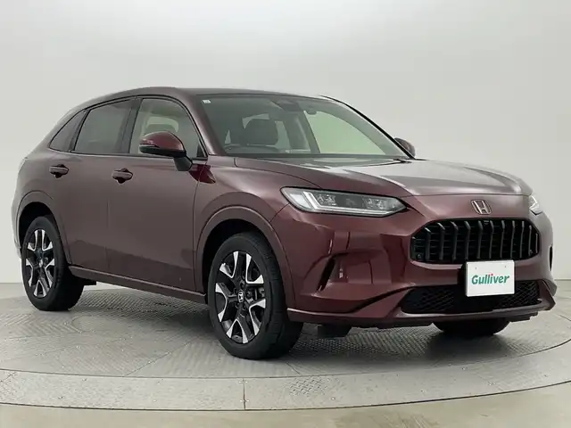ホンダ ＺＲ－Ｖ ハイブリッド e:HEV Z 新潟県 2023(令5)年 2.6万km ワイン ４WD/プッシュスタート/スペアキー1本/スマートキー/ディスプレイオーディオ/全周囲カメラ/フルセグ/ドライブレコーダー前後/パワーシート　D席/N席/純正アルミ18インチ/ミラーヒーター/置くだけ充電/衝突被害軽減システム/レーンキープアシスト/LEDライト/新車時保証書/取扱説明書