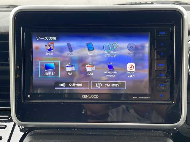 スズキ スペーシア カスタム HYBRID XS 長野県 2019(平31)年 6.3万km ブルーイッシュブラックパール3 セーフティサポート/・衝突軽減ブレーキシステム/・車線逸脱警報機能/・ふらつき警報機能/・リアパーキングセンサー/社外ナビ【MDV-D7068TW】/(CD/DVD/フルセグTV/BT)/バックカメラ/両側パワースライドドア/ビルトインETC/ハーフレザーシート/シートヒーター（D・N席）/ドライブレコーダー/パーソナルテーブル（後席左右）/革巻きステアリング/ステアリングスイッチ/アイドリングストップ/LEDヘッドライト/フォグランプ/オートライト/スマートキー/Pスタート/電動格納ミラー/純正フロアマット/純正15インチAW/ドアバイザー/スタッドレス積み込み