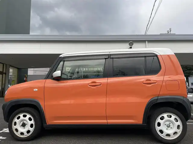 スズキ ハスラー G ターボ 長崎県 2018(平30)年 6.5万km パッションオレンジマイカ/スペリアホワイト 社外SDナビ(FM/AM/CD/DVD/BT/フルセグTV)/プッシュスタート/アイドリングストップ/IC付ターボ/ETC/バックカメラ/DN席シートヒーター/純正フロアマット/ABS/ESP/イモビライザー/スマートキー/取扱説明書/保証書