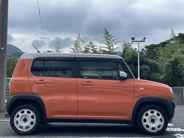 スズキ ハスラー G ターボ 長崎県 2018(平30)年 6.5万km パッションオレンジマイカ/スペリアホワイト 社外SDナビ(FM/AM/CD/DVD/BT/フルセグTV)/プッシュスタート/アイドリングストップ/IC付ターボ/ETC/バックカメラ/DN席シートヒーター/純正フロアマット/ABS/ESP/イモビライザー/スマートキー/取扱説明書/保証書