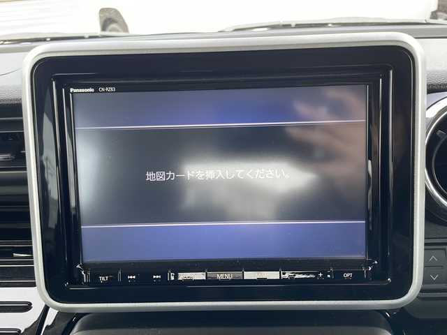 スズキ スペーシア カスタム HYBRID XS ターボ 道東・釧路十勝 2018(平30)年 5.9万km ブルーイッシュブラックパール3 4WD/純正ナビ　CN-RZ83/　(AM/FM/CD/DVD/BT)/ドライブレコーダー/ビルトインETC/アラウンドビューモニター/両側パワースライドドア/ハーフレザーシート/シートヒーター/純正15インチAW/純正フロアマット/ドアバイザー/PWR/MTモード付AT/アイドリングストップ/クルーズコントロール/コーナーセンサー/レーンキープアシスト/オートライト/オートマチックハイビーム/盗難防止装置/ABS/横滑り防止装置/スペアキー