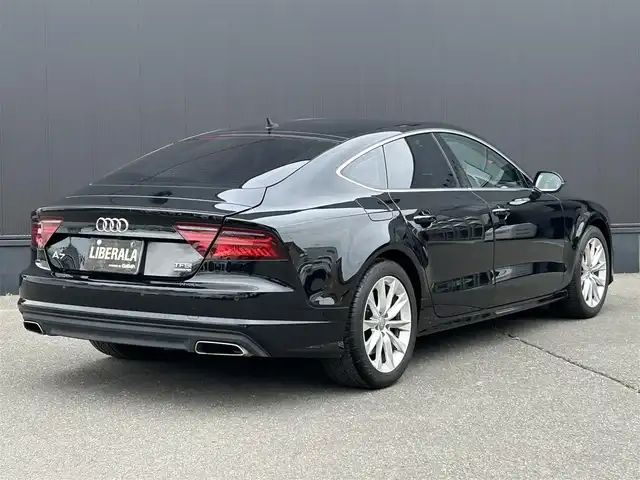 アウディ Ａ７ SB 2．0 TFSI クワトロ 道東・釧路十勝 2017(平29)年 5.1万km 黒 アダプティブクルーズコントロール/アクティブレーンアシスト/黒革/シートヒーター/メモリ付きパワーシート/バックカメラ/パワーバックドア/BOSEサウンドシステム/バーチャルコックピット/コーナーセンサー(前後)/純正メモリナビ/CD/DVD/BT/USB/純正18インチAW/純正フロアマット/LEDヘッドライト/オートライト/リアフォグライト/ETC