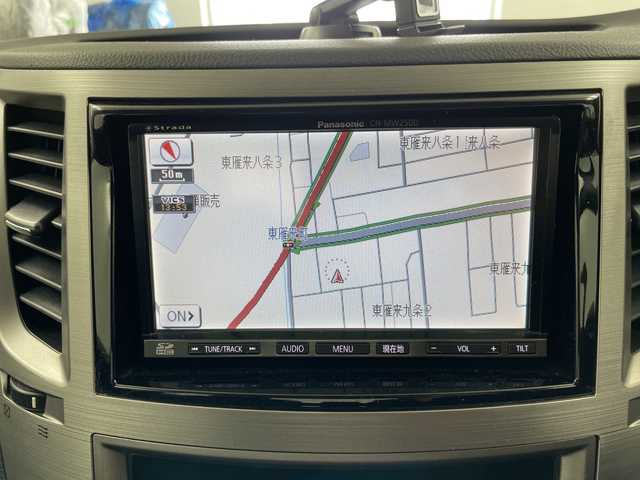 スバル レガシィ Ｂ４ 2．5i 道央・札幌 2011(平23)年 10.7万km スティールシルバーメタリック ・４WD/・社外ナビ/・DVD.CD.SD.フルセグ/・パドルシフト/・SIドライブ/・デジタルインナーミラー/・LEDライト/・ETC