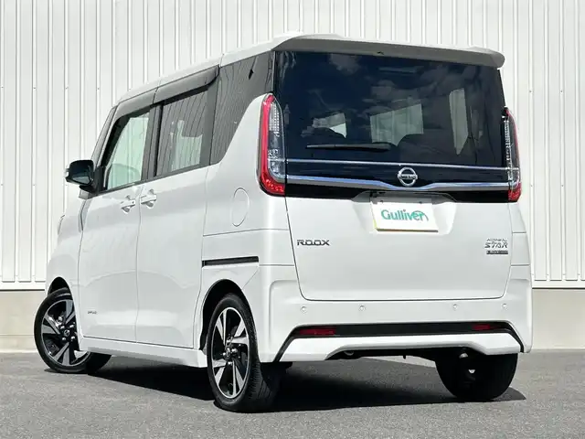 日産 ルークス HWS Gターボ プロパイロットED 群馬県 2022(令4)年 2.3万km ホワイトパール プロパイロット/衝突軽減ブレーキ/純正SDナビ(MM321D-2)/フルセグTV/全方位カメラ/両側パワースライドドア/ETC/純正ドラレコ/純正AW/純正フロアマット/コーナーセンサー/スマートキー/アイドリングストップ/電動格納ミラー/ステアリングスイッチ/保証書/取説/スペアキー