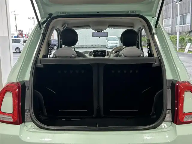 フィアット ５００ ツインエア ポップ 愛知県 2017(平29)年 4.9万km ライトブルー 純正オーディオ/AUX/バックカメラ/レザーステアリング/デジタルインナーミラー/ETC/USB/キャリア