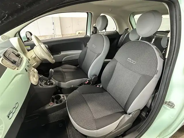 フィアット ５００ ツインエア ポップ 愛知県 2017(平29)年 4.9万km ライトブルー 純正オーディオ/AUX/バックカメラ/レザーステアリング/デジタルインナーミラー/ETC/USB/キャリア