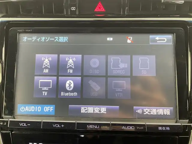 トヨタ ハリアー エレガンス 富山県 2016(平28)年 14.7万km ブラック 純正ナビ【NSZT-Y64T】/（AM/FM/CD/DVD/SD/BT）/フルセグTV/バックカメラ/オートLEDヘッドライト/横滑り防止装置/カーテンエアバッグ/ハーフレザーシート/運転席パワーシート/ETC/スマートキー×２/プッシュスタート/社外フロアマット