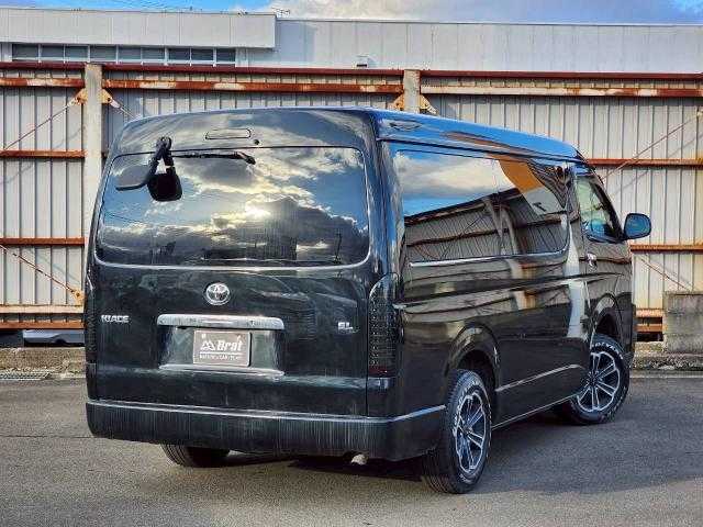 トヨタ ハイエース GL ロング 岩手県 2008(平20)年 16.9万km ブラックマイカ 社外ナビ/ＣＤ／ＤＶＤ／ＢＴ／フルセグ/Ｂカメラ/オートライト/パワースライドドア/純正フロアマット/リアモニター/１００Ｖ電源/取扱説明書/保証書/スペアキー