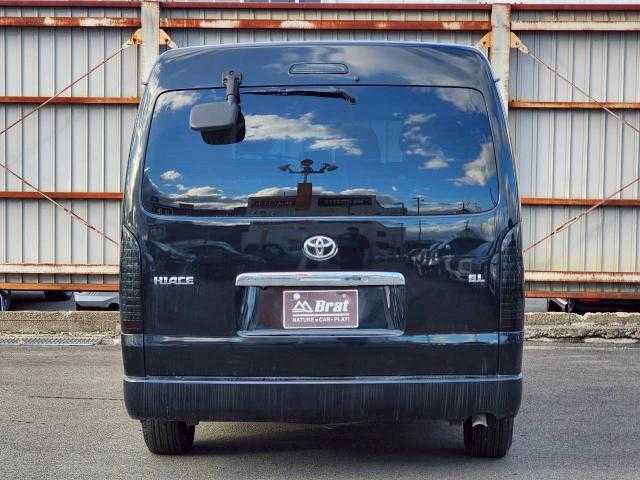 トヨタ ハイエース GL ロング 岩手県 2008(平20)年 16.9万km ブラックマイカ 社外ナビ/ＣＤ／ＤＶＤ／ＢＴ／フルセグ/Ｂカメラ/オートライト/パワースライドドア/純正フロアマット/リアモニター/１００Ｖ電源/取扱説明書/保証書/スペアキー