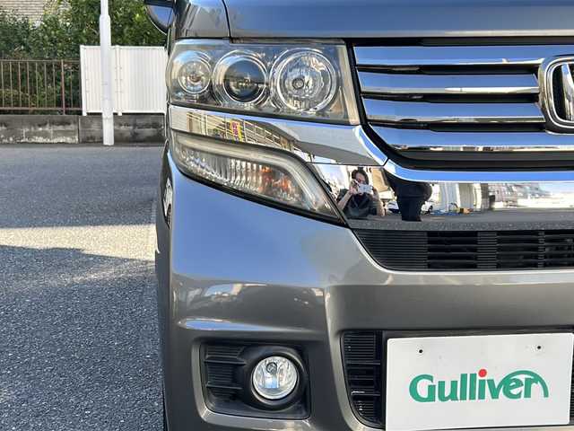 ホンダ Ｎ ＢＯＸ カスタム G Lパッケージ 埼玉県 2012(平24)年 4.5万km ポリッシュドメタルメタリック 純正メモリナビ/CD/DVD/ワンセグ/SD/USB/バックカメラ/片側パワースライドドア/プッシュスタート/スマートキー/純正エアロ（サイド、リアスポイラー）/純正14インチアルミホイール（オールシーズンタイヤ）/電動格納ミラー/ウィンカーミラー/オートライト/前後ドラレコ/HID/フォグランプ/ETC/横滑り防止機能/純正フロアマット/保証書/取扱説明書