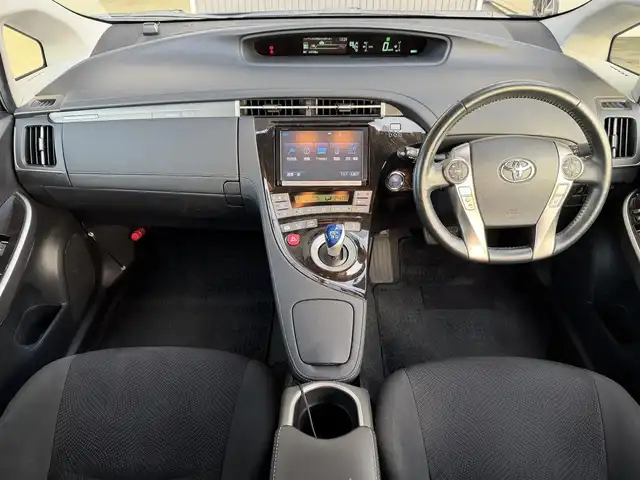 トヨタ プリウス ＰＨＶ S 愛知県 2015(平27)年 5.5万km ダークブルーマイカ 純正ナビ（フルセグ、CD、DVD、Bluetooth）/ＥＴＣ/Ｂカメラ/シートヒーター（Ｄ＋Ｎ）/ハンドルヒーター/ＨＩＤヘッドライト/スマートキー/Ｐスタート/純正１５インチＡＷ/純正フロアマット/ドラレコ前方/横滑り防止装置