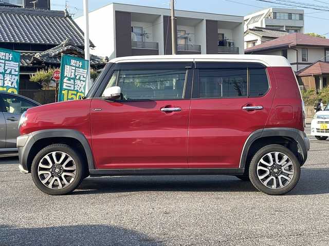 スズキ ハスラー Jスタイル Ⅱ 愛知県 2016(平28)年 6.6万km フェニックスレッドパール/ホワイト2トーンルーフ /禁煙車//純正ナビTV//スズキセーフティサポート//合皮ハーフレザーシート//前席シートヒーター//ETC/ドライブレコーダー//デュアルカメラブレーキサポート//レーンディパーチャーウォーニング//アイドリングストップ//電動格納ミラー//HIDオートライト//フォグランプ//純正１５インチアルミ//プッシュスタート//ドアバイザー//純正フロアマット//新車保証書/取扱説明書//スペアキー