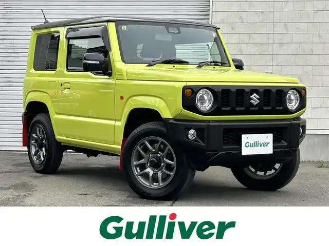 スズキ ジムニー XC 道東・釧路十勝 2023(令5)年 1.9万km キネティックイエロー/ブラック ４ＷＤ/ワンオーナー/衝突軽減システム/車線逸脱警報/純正オーディオ/5MT/クルーズコントロール/シートヒーター/プッシュスタート/スマートキー/ダウンヒルアシストコントロール/オートライト/ヘッドライトウォッシャー/取扱説明書/保証書