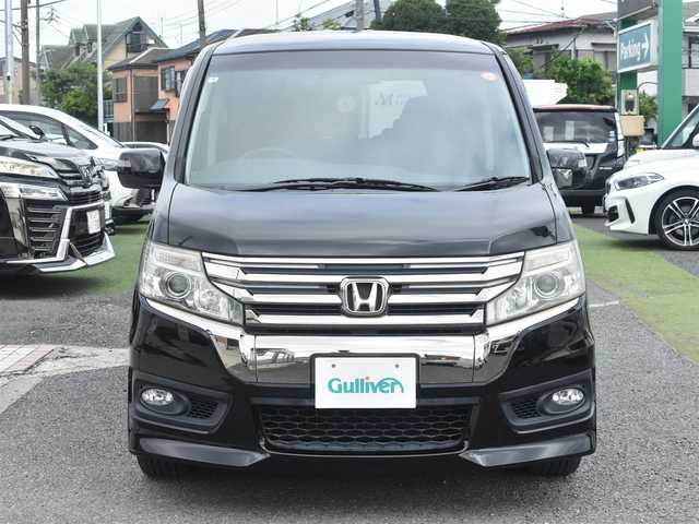 ホンダ ステップワゴン スパーダ Z クールスピリット 神奈川県 2014(平26)年 6.1万km プレミアムスパークルブラックパール 社外メモリナビ/フルセグテレビ/バックカメラ/フリップダウンモニター/クルーズコントロール/両側パワースライドドア/ETC/スマートキー/HID