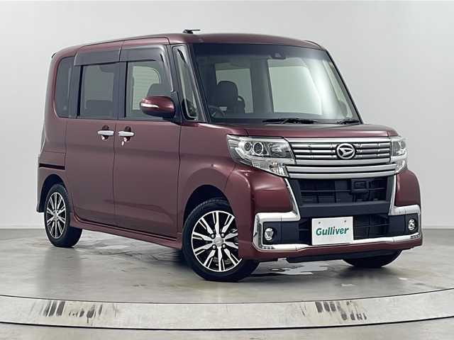 ダイハツ タント カスタム X トップED SAⅡ 埼玉県 2016(平28)年 2.9万km ファイアークォーツレッドM 純正メモリナビ　/　AM/FM/CD/DVD/BT/バックカメラ　/衝突軽減システム　/ＥＴＣ　/パワースライドドア　/コーナーセンサー　/オートライト　/ＬＥＤヘッドライト　/フォグランプ　/ウィンカーミラー/純正フロアマット　/純正アルミホイール　/ドアバイザー/ロールサンシェード/プッシュスタート/スマートキー