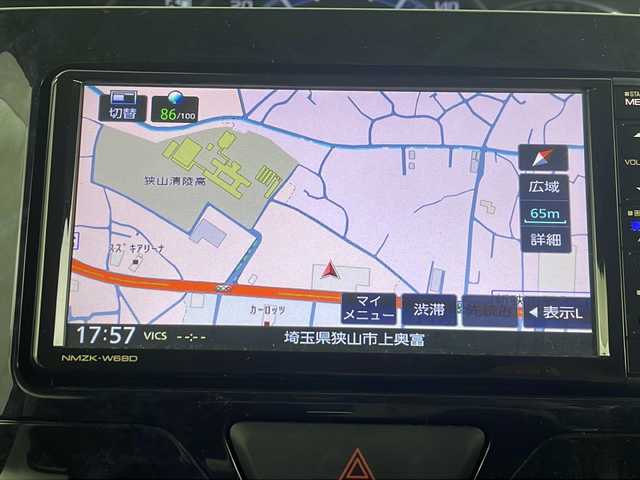 ダイハツ タント カスタム X トップED SAⅡ 埼玉県 2016(平28)年 2.9万km ファイアークォーツレッドM 純正メモリナビ　/　AM/FM/CD/DVD/BT/バックカメラ　/衝突軽減システム　/ＥＴＣ　/パワースライドドア　/コーナーセンサー　/オートライト　/ＬＥＤヘッドライト　/フォグランプ　/ウィンカーミラー/純正フロアマット　/純正アルミホイール　/ドアバイザー/ロールサンシェード/プッシュスタート/スマートキー