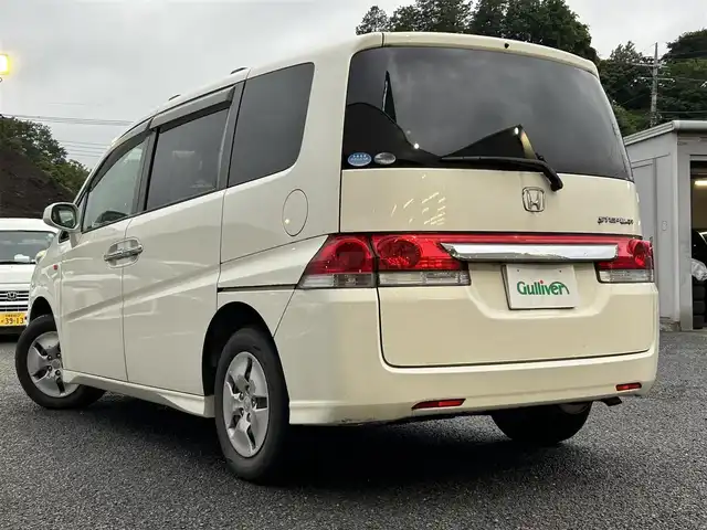 ホンダ ステップワゴン G Lパッケージ 栃木県 2006(平18)年 9.6万km プレミアムホワイトパール HDDナビ/バックカメラ/両側パワースライドドア