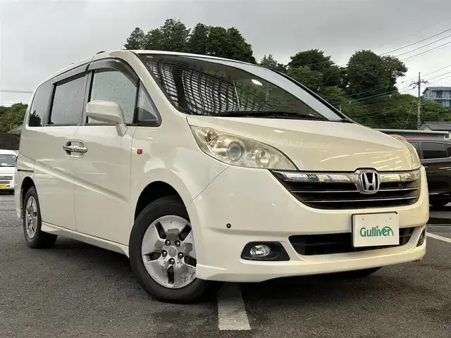 ホンダ ステップワゴン G Lパッケージ 栃木県 2006(平18)年 9.6万km プレミアムホワイトパール HDDナビ/バックカメラ/両側パワースライドドア