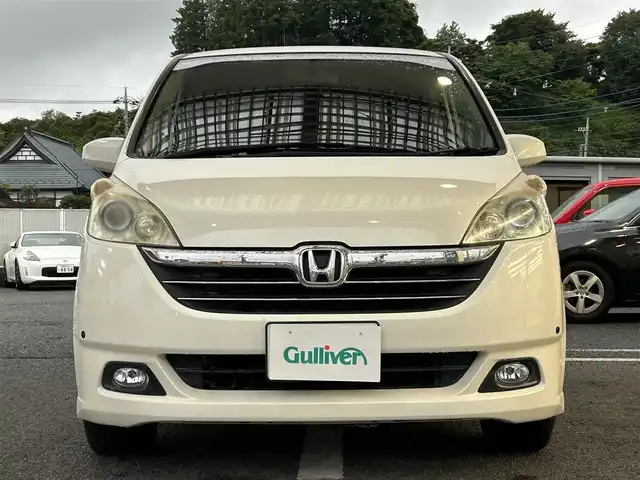 ホンダ ステップワゴン G Lパッケージ 栃木県 2006(平18)年 9.6万km プレミアムホワイトパール HDDナビ/バックカメラ/両側パワースライドドア