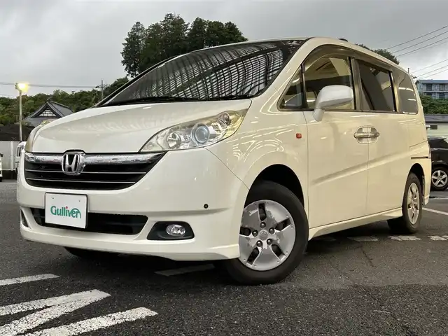 ホンダ ステップワゴン G Lパッケージ 栃木県 2006(平18)年 9.6万km プレミアムホワイトパール HDDナビ/バックカメラ/両側パワースライドドア
