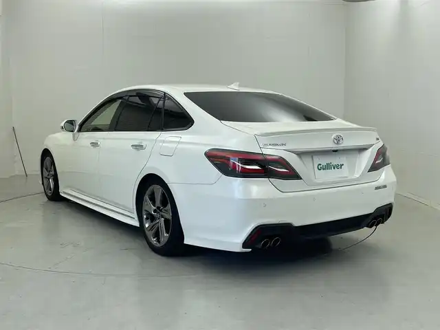 トヨタ クラウン RS アドバンス 茨城県 2018(平30)年 7.4万km ホワイトパールクリスタルシャイン 純正8型ナビ/バックカメラ/フルセグ/衝突被害軽減ブレーキ/車線逸脱抑制装置/レーダークルーズコントロール/オートマチックハイビーム/クリアランスソナー/BSM/車高調/ETC/ドラレコ/HUD/シートヒーター/純正18インチAW/3眼LEDヘッドライト/スマートキー