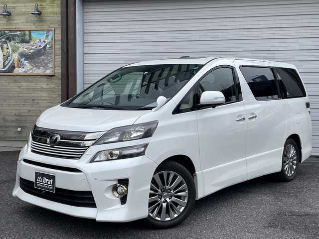 トヨタ ヴェルファイア 2．4Z ゴールデンアイズⅡ 福島県 2014(平26)年 2.1万km ホワイトパールクリスタルシャイン プッシュスタート/パーキングソナー/クルーズコントロール/パノラマモニター/ツインサンルーフ/木目ステアリングスイッチ/両側パワースライドドア/パワーバックドア/２列目オットマン/ハーフレザー/純正１８インチアルミ/純正フロアマット/純正ドライブレコーダー/ETC