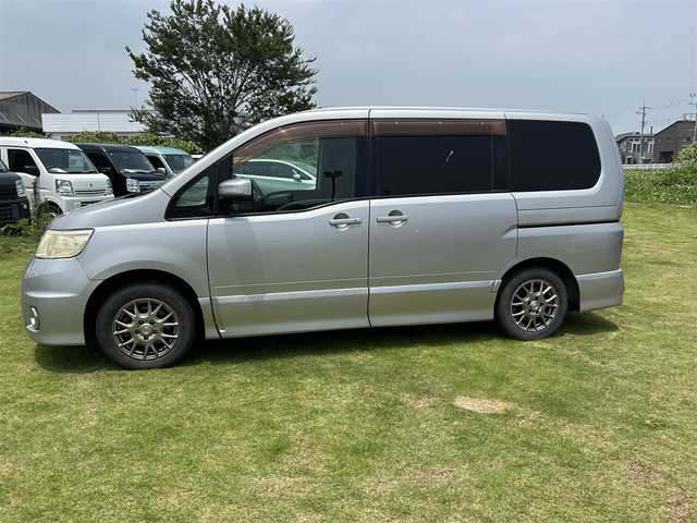 日産 セレナ ハイウェイスター 茨城県 2006(平18)年 17.1万km ダイヤモンドシルバー スマートキー/ETC/純正ナビ/ワンセグテレビ/DVD/バックカメラ/純正フロアマット/オートライト
