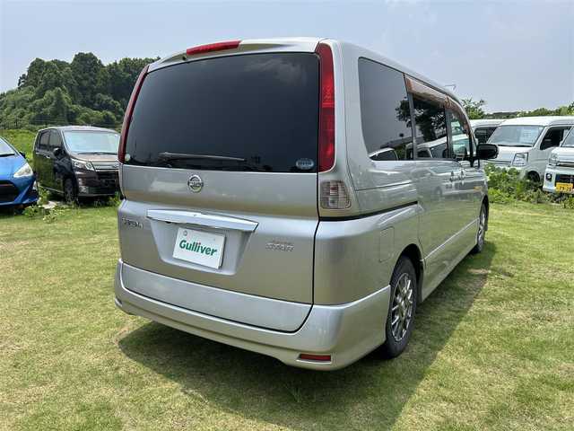 日産 セレナ ハイウェイスター 茨城県 2006(平18)年 17.1万km ダイヤモンドシルバー スマートキー/ETC/純正ナビ/ワンセグテレビ/DVD/バックカメラ/純正フロアマット/オートライト