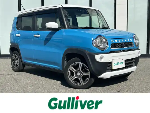 スズキ ハスラー X 栃木県 2016(平28)年 5.4万km サマーブルーM 純正ナビ　/   フルセグＴＶ/CD/DVD/Bluetooth/USB/全方位モニター　/衝突軽減ブレーキ　/前席シートヒーター　/アイドリングストップ　/前方ドライブレコーダー/純正15インチアルミホイール/　純正フロアマット　/プッシュスタート　/スマートキー　/ＥＴＣ/ＬＥＤ