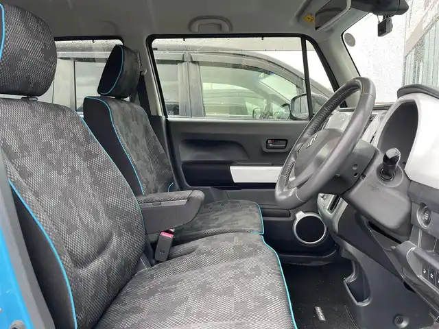 スズキ ハスラー X 栃木県 2016(平28)年 5.4万km サマーブルーM 純正ナビ　/   フルセグＴＶ/CD/DVD/Bluetooth/USB/全方位モニター　/衝突軽減ブレーキ　/前席シートヒーター　/アイドリングストップ　/前方ドライブレコーダー/純正15インチアルミホイール/　純正フロアマット　/プッシュスタート　/スマートキー　/ＥＴＣ/ＬＥＤ