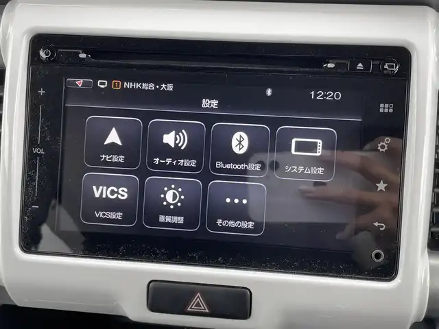 スズキ ハスラー X 栃木県 2016(平28)年 5.4万km サマーブルーM 純正ナビ　/   フルセグＴＶ/CD/DVD/Bluetooth/USB/全方位モニター　/衝突軽減ブレーキ　/前席シートヒーター　/アイドリングストップ　/前方ドライブレコーダー/純正15インチアルミホイール/　純正フロアマット　/プッシュスタート　/スマートキー　/ＥＴＣ/ＬＥＤ