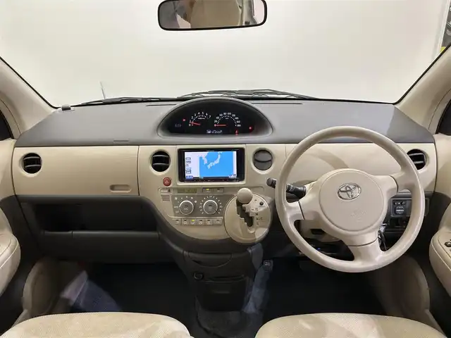 トヨタ シエンタ G 愛媛県 2008(平20)年 12.1万km ライトグリーンメタリック 社外メモリナビ　Bluetooth　CD　DVD　フルセグ　両側パワースライドドア　ナノイー　電格ミラー　ウインカーミラー　ドアバイザー　リモコンキー　スペアキー　キーレス　キセノンヘッドライト