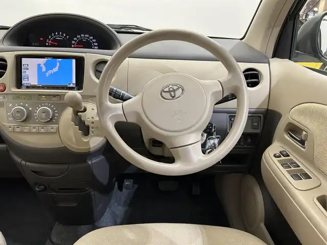 トヨタ シエンタ G 愛媛県 2008(平20)年 12.1万km ライトグリーンメタリック 社外メモリナビ　Bluetooth　CD　DVD　フルセグ　両側パワースライドドア　ナノイー　電格ミラー　ウインカーミラー　ドアバイザー　リモコンキー　スペアキー　キーレス　キセノンヘッドライト