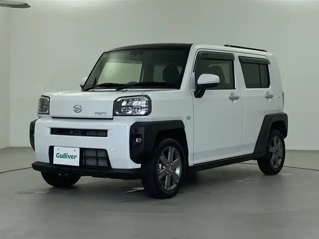 ダイハツ タフト G ターボ 福井県 2020(令2)年 3.3万km シャイニングホワイトパール 純正ナビ【NSZN-W70D】/CD/DVD/フルセグTV/Bluetooth/USB/SD/AM/FM/バックカメラ /ETC/ガラスルーフ/スマートアシスト/レーンキープアシスト/プッシュスタート/スペアキー/シートヒーター /オートライト /フォグランプ/純正ドラブレコーダー/クルーズコントロール/革巻きステアリング/ステアリングリモコン/ステアリングチルド機構/電子ブレーキ/電動格納式ミラー/サイドバイザー/純正１５インチアルミ/純正フロアマット
